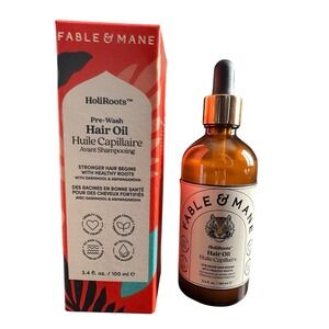 Fable & Mane HoliRoots Pre-Wash Scalp & Hair Treatment Oil JUMBO 100 ml 3.4 oz